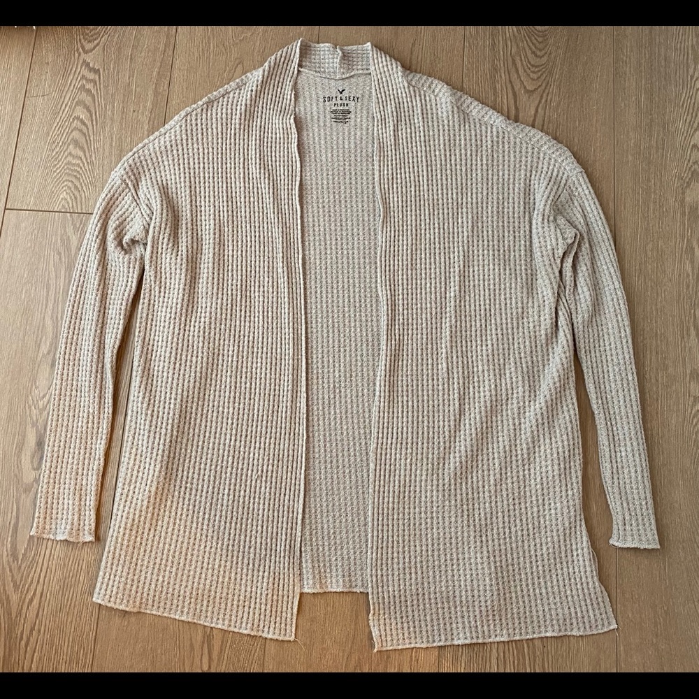 American Eagle Soft & Sexy Plush Cardigan